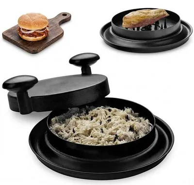 Zdjęcie produktu dla Rozdrabniacz do mięsa JustValue – Pulled Pork & Chicken – bez BPA – czarny