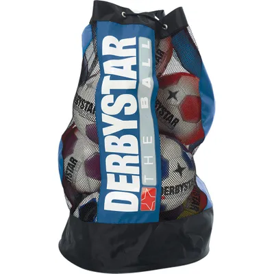 Produktbild von DERBYSTAR Ballsack für 10 Bälle sportdeal24 Logo blau