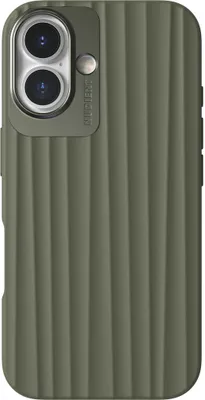 Produktbild von NUDIENT Bold MagSafe Olive Green, Cover, Apple, iPhone 16, 15,5 cm (6.1"), Olive