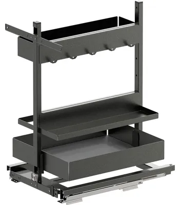 Produktbild von VS SUB Larder Flex Essentio Bake Unterschrank Auszug Set KB 400mm, lava