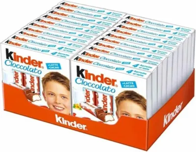Zdjęcie produktu dla KINDER CHOCOLATE, batonik z czekolady, 4szt, 50g