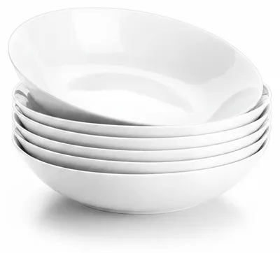 Productafbeelding van JL keuken - Set van 6 pastaborden - Porselein, AI-gegenereerde afbeelding