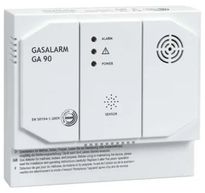 Produktbild von Indexa GA90-12 Gasmelder 12VDC mit Relais, Methan Propan Butan