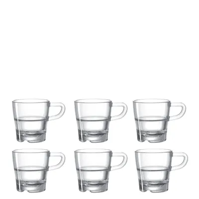 Image de Lot de 6 tasses à espresso Leonardo Senso, tasse à espresso, tasse à café, café, verre, 40 ml, 14648