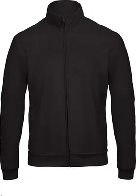 Produktbild von B&C WUI26 | Herren Sweat-Jacket / Flauschiges Innenfutter - Farbe: Black - Größe: L