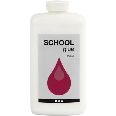 Produktbild von Creativ Company Schulkleber weiß 950 ml für Basteln und Papier