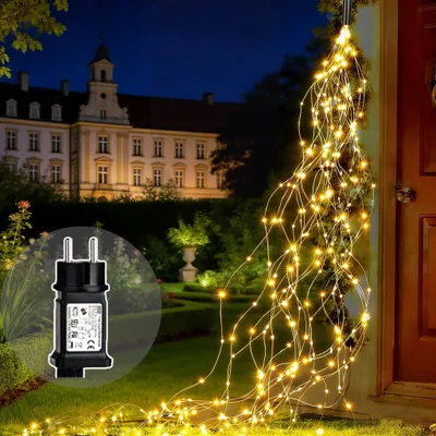 Produktbild von Lichtvorhang 2M, 200 LEDs, mit Stromversorgung und Timer