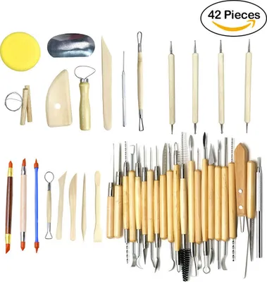 Produktbild von Keramický nástroj 42 kusů Modelovací nástroj Clay Keramické sochařství Clay Tool