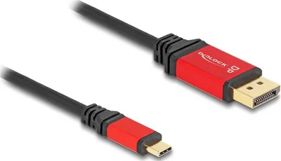Obrázok produktu pre DeLOCK 80093, 2 m, USB Typ-C, DisplayPort, Samec, Samec, Priamy