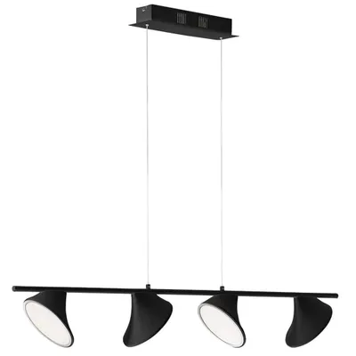 Produktbild von Wofi LED-Hängeleuchte Chara Schwarz