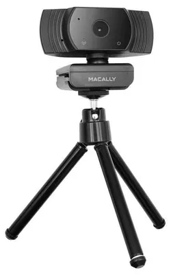 Produktbild von Macally MZOOMCAM, USB-A Full HD 1080p Webcam, schwarz