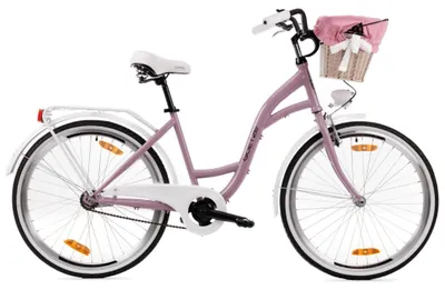 Obrázok produktu pre Mestský bicykel Goetze Style 26" – 1 rýchlosť, oceľový rám 17", LED osvetlenie, košík