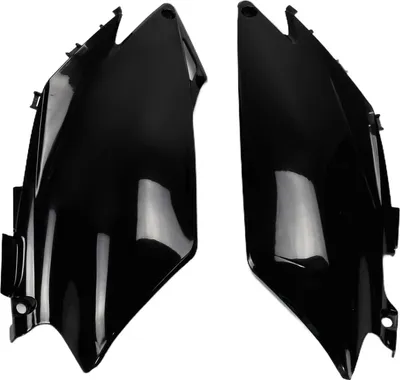 Immagine prodotto di Carene laterali UFO PLAST, set da 2 pezzi per Honda CRF R 250 / 450 cc, anni di produzione 2011-2013, colore: nero