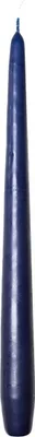 Produktbild von Premium Spitzkerzen Dunkelblau, Ø 22 x 280 mm, 24 Stück - Brenndauer ca. 10 Std.