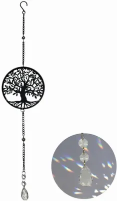 Produktbild von Herbst- und Frühlingsdach - Dekorative Balkon- und Terrassenschirmhängung für Wohnbereiche - Schwarz