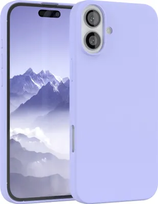 Produktbild von EAZY CASE Silikonhülle für Apple iPhone 16 Plus Silikon Backcover Schutz in Violett