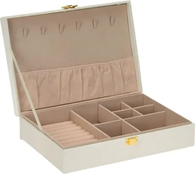 Obrázek produktu pro Bílá šperkovnice CLASSIC, 28 x 19 x 7 cm