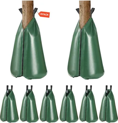 Immagine prodotto di set di 8 sacchi per l'irrigazione degli alberi da 75,7 litri Sacchi per l'irrigazione