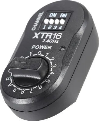 Zdjęcie produktu dla XTR-16 2.4 G Wireless-X-System Odbiornik zdalnego sterowania lampą błyskową do nadajnika X1C X1N XT-16 Wyzwalacz Wistro serii AD360/DE/QT/DP/QS/GS/GT
