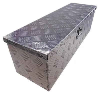 Produktbild von Deichselbox / Staubox aus Aluminium 800 x 250 x 250mm für PKW Anhänger