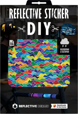 Produktbild von REFLECTIVE BERLIN Reflexaufkleber "DIY" SB-verpack Flow Pop