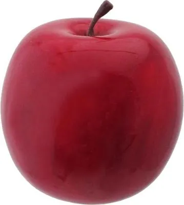 Produktbild von artplants.de Kunstobst Apfel HUSRA mit Hänger, rot, 8cm - Deko Obst