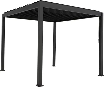 Produktbild von Green Spirit® Lamellenpergola Mirador Deluxe 3x3 m Anthrazit Aluminium