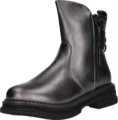 Produktbild von girlZ onlY Kinder-Mädchen-Stiefelette Grau-Schwarz, Farbe:grau, EU Größe:37
