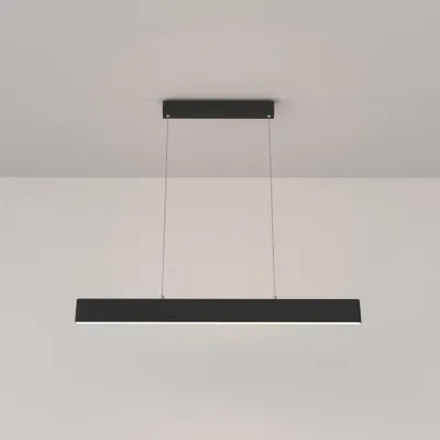 Immagine prodotto di Lampadario A Sospensione Moderno Step Metallo Nero Luce Led Integrato 23W Calda