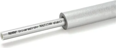Produktbild von Rehau Universalrohr Rautitan stabil 16.2x2.6mm 13mm vorgedämmt, rund, 25m Ring