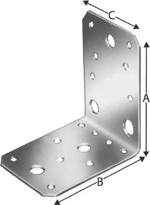 Obrázok produktu pre Uhlová spojka SIMPSON Strong-Tie AB 88 x 88 x 65 mm S.2.5 mm - AB90