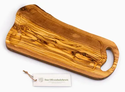 Produktbild von Schneidebrett, Servierbrett mit Griff und Saftrille, 45 cm
