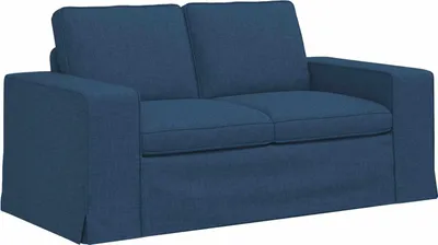 Image de Canapé vidaXL bleu 162 x 80 x 82 cm en tissu