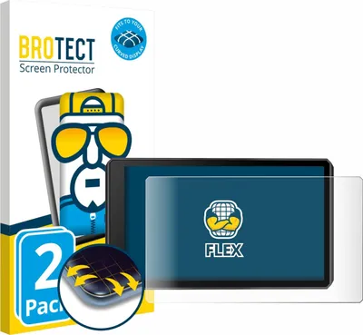 Produktbild von 2x BROTECT Fullscreen Schutzfolie für Garmin zumo XT3 6" Displayschutz Folie Fullcover Klar Transparent
