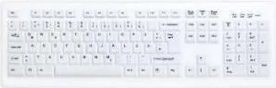 Image de Active Key MedicalKey AK-C8100 Sanitizable - Tastatur - USB - Deutsch - weiß (AK-C8100F-U1-W/GE)