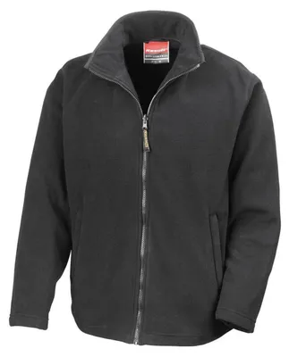 Produktbild von Result Herren Mikrofleece-Jacke, wasserabweisend, atmungsaktiv FK567 (XL) (Schwarz)