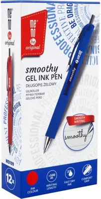 Immagine prodotto di Penna gel rossa Smoothy (12 pezzi) MemoBe