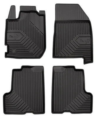 Imagen del producto de Alfombrillas de goma para Dacia Duster II 2017-2021 (SUV) – juego de 4 piezas, negras, a medida