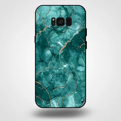 Obrázek produktu pro Smartphonica Pouzdro na mobil pro Samsung Galaxy S8 s mramorovým potiskem - Zadní kryt z TPU s mramorovým designem - Gold Green