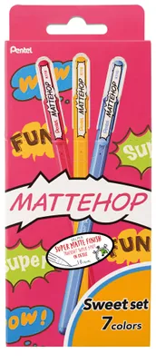 Produktbild von Pentel Gel-Tintenroller Set Mattehop 0,5mm