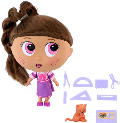 Produktbild von Eddy Toys Puppenset - Mit Zubehör - 20x11x19cm - Thema Schule