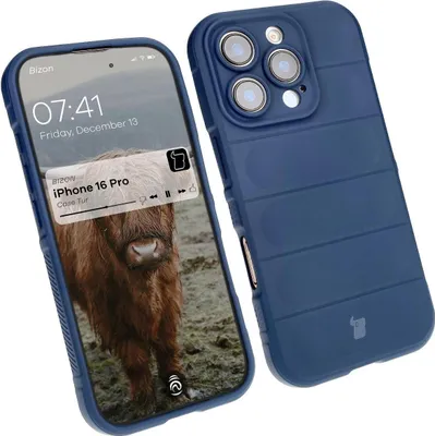 Produktbild von Bizon Case Tur Apple iPhone 16 Pro marineblau
