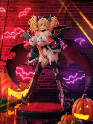 Image de Statue Taimanin RPGX à l'échelle 1/6 Kirara Onisaki version vampire d'Halloween, 30 cm