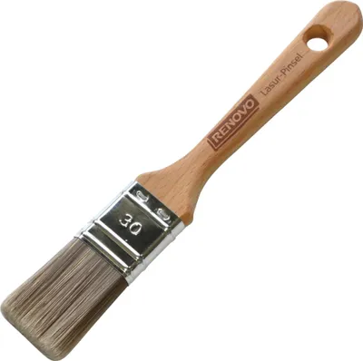 Produktbild von 30mm Lasur-Flachpinsel, Fillpro, Holzgriff