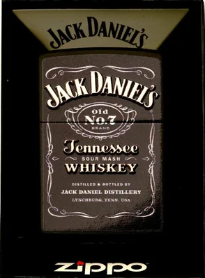 Zdjęcie produktu dla Zapalniczka Zippo czarna Jack Daniel's Old No. 7 nadruk 3D Black Matte 60005638