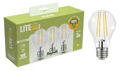 Produktbild von Beghelli 58120, 7 W, 70 W, E27, 1000 lm, 15000 h, Warmweiß