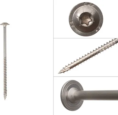 Immagine prodotto di Viti a testa bombata A2 in acciaio inox 6 x 120 mm Torx 25 - confezione da 100 pezzi