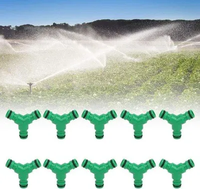 Zdjęcie produktu dla Złączka do kranu ogrodowego – potrójna złączka, zestaw 10 sztuk