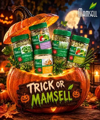 Produktbild von MAMSELL Gefriergetrocknete Kräuter im Glas 5er Set, Petersilie, Schnittlauch, Salatkräuter, Suppengrün & Zwiebeln, 100% Natur, Erntefrisch, Gewürzset