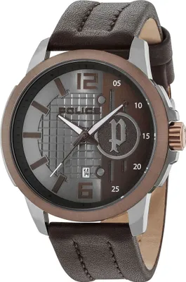 Produktbild von Police Herren Armbanduhr PL15238JSUBN.13 Lederband